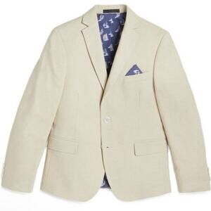 Lauren Ralph Lauren sports Jacket Nautical Linen Blend Blazer matching pants